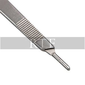 Mango de acero inoxidable para bisturí, soporte de cuchilla quirúrgica de acero alemán de 12,5 cm - Product Image 3