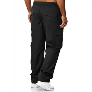 Factory OEM High Street Mid Waist Waterproof Oversized Mens Casual Trousers Fit Parachute Pants Loose Breathable Eco-Friendly - Product Image 4
