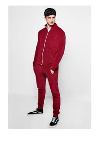 Ensemble de survêtement en velours à capuche 2 pièces pour homme RABUSH SPORTS, respirant, taille élastique, couleur unie personnalisée, vente en gros, hiver, 360g - Product Image 3