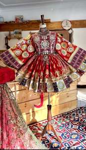 ผู้ผลิตโดยตรงจากโรงงาน ชุดแต่งงานแบบอัฟกานิคูชีคอลเลคชั่นใหม่สำหรับเทศกาลอีด สวมใส่สบายและระบายอากาศได้ดี ชุดอัฟกานิคูชีขายส่ง - Product Image 2