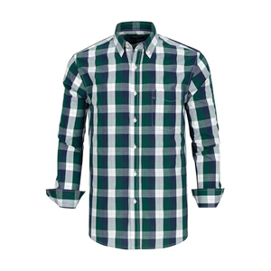 Chemise en flanelle décontractée pour homme, boutonnée, manches longues, qualité supérieure, 100% coton, coupe classique, anti-rides, chemise en flanelle pour homme - Product Image 3