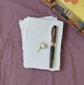 กระดาษรีไซเคิลทำมือยี่ห้อ ALBORZ ขนาด A4 A5 A6 กระดาษการ์ดสี แผ่นวาดเขียน พิมพ์ออฟเซ็ต งานแต่งงาน งานฝีมือ สมุดสเก็ตช์ - Product Image 4