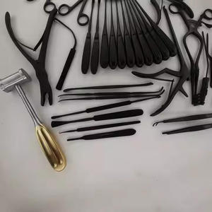 Juego de 35 Instrumentos Quirúrgicos para Laminectomía, Estándar Alemán, Herramientas Ortopédicas Manuales para Columna Vertebral, Recubrimiento Negro, CE ISO, por Blush Surgical - Product Image 2