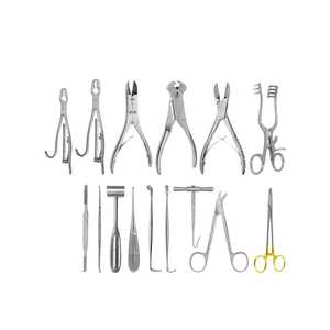 Nuevo Juego de Instrumentos Quirúrgicos Veterinarios Ortopédicos Manuales de Acero de 15 Piezas, Grado Alemán, por SurgiRight - Product Image 2