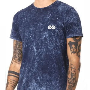 T-shirt ample imprimé respirant style streetwear délavé à l'acide pour homme – Vente chaude – 100 % coton léger – T-shirts délavés à l'acide pour homme - Product Image 3