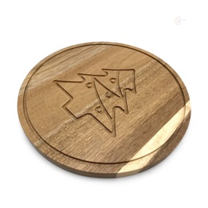 Planche à découper en bois avec surface compatible couteau, réduit les dommages aux lames et améliore l'expérience de découpe - Product Image 1