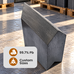 Suministro Directo de Malasia Selayang Metal Industries Sdn. Bhd. Ladrillos de Plomo 99.97% Puro, Barra de Plomo con Acabado Mecanizado 4x4x2, Protección Contra Radiación - Product Image 1