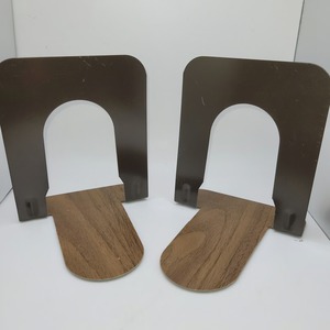 Premium Reinforced Metal Bookend Solid Iron Build With Strong Support Ideal For Heavy <b>Books</b> And Long Lasting Organization Modern - Product Image 2