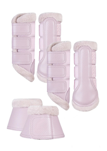 Bottes de brossage professionnelles pour chevaux avec rembourrage absorbant les chocs, protection complète des tendons du jarret, bottes OEM personnalisées du Pakistan - Product Image 4