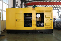 Groupe électrogène diesel Cummins insonorisé 400 Kva 320Kw 50/60hz super silencieux avec alimentation 1/3 phase 50/60hz pour la sauvegarde des données
