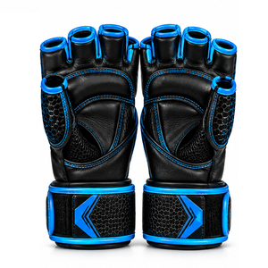 2026 Heavy Duty Training Multifunctional And Protective Material Made MMA Genuine <b>Leather</b> <b>Gloves</b> For Adults - Product Image 6
