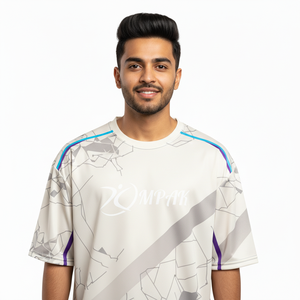 เสื้อยืดโอเวอร์ไซส์ลายพิมพ์ซับลิเมชั่นสำหรับผู้ชาย สวมใส่สบาย ทรงปกติ เป็นมิตรกับสิ่งแวดล้อม ระบายอากาศได้ดี ผลิตจากโพลีเอสเตอร์/คอตตอน - Product Image 1