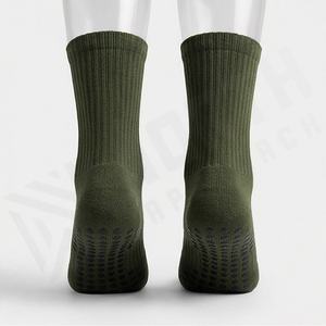 Anti Slip <b>Grip</b> Pads Sports <b>Socks</b> Two Toe Running Breathable Performance Durable Soft Gym Workout Customized Color Fit Pairs Wear - Product Image 2