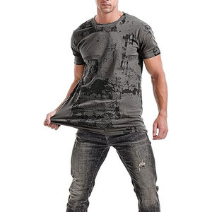 Camisetas Hipster Hiphop para Hombre, Ropa Urbana, Camisetas con Estampado de Moda, Camisetas Casuales con Gráficos de Verano, Tops de Algodón, Estilo Moderno Inspirado en el Rap - Product Image 3
