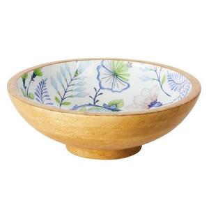 Juego de Vajilla Decorativa de Esmalte, Utensilios de Cocina, Vajilla de Madera de Mango, Tazón para Ensalada, Tazón para Frutas, Platos Duraderos - Product Image 5