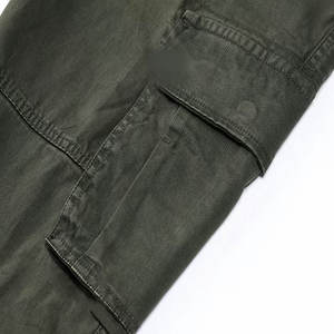 Ensemble veste et pantalon cargo personnalisés unisexe 100% coton combinaisons de jogging coupe-vent avec pantalon de survêtement coupe-vent - Product Image 6