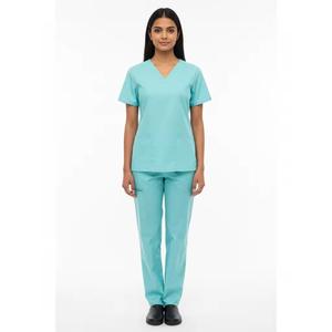 Unisex Clinical Tops Pants Woven Medical Uniforms Men Women Beauty Costume Nurse <b>Scrubs</b> <b>Sets</b> Doctor Dentist Workwear Breathable - Product Image 6