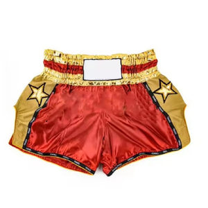 <b>Professional</b> Boxing Shorts Custom Team Logo Fight Shorts Satin Stretch Waist Athletic Wear For Club And Tournament Matches - Product Image 4