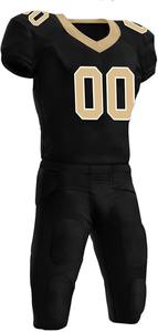 Ensemble d'uniformes de football américain haut de gamme avec logo personnalisé, pantalon rembourré et maillot à transfert thermique, haute durabilité, commande en gros - Product Image 4