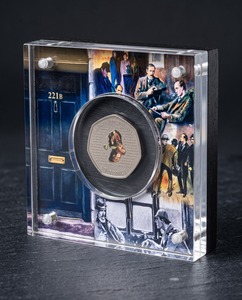 Présentoir de reconnaissance pour médailles et pièces de monnaie haut de gamme : Support élégant en acrylique et bois pour mettre en valeur les réalisations - Product Image 5
