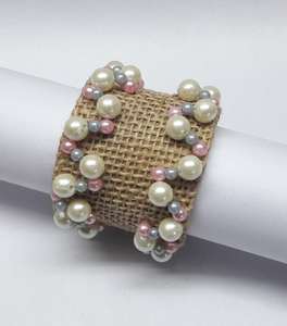 N S Tomar Handicrafts - Anillo para Servilletas de Bambú con Diseño de Flor, Ecológico, de Fibra de Bambú, 4.5 cm, para Camping - Product Image 4