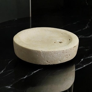 Most Selling Marble Bathroom Set 4-Piece Round Minimalist Soap Dispenser <b>Toothbrush</b> <b>Holder</b> Tray Easy To Clean - Product Image 4