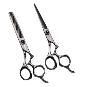 Ciseaux de coiffure 6'' en acier inoxydable JP, ensemble de ciseaux de barbier professionnels pour la coupe de cheveux, avec sac inclus - Product Image 3