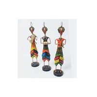 Meilleur article cadeau : Ensemble de 3 figurines de musiciens traditionnels en fer, objets de collection décoratifs pour table, idéal pour la réception d'hôtel