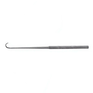 Retracteur cutané à crochet simple de 6,25 pouces à pointe acérée, instrument chirurgical en acier inoxydable allemand, crochet chirurgical de précision pour tissus cutanés - Product Image 4