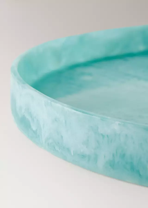 Assiette de service en résine écologique de qualité supérieure, style américain, robuste, pour collations, thé, bougies, artisanat, présentoir à bijoux - Product Image 3