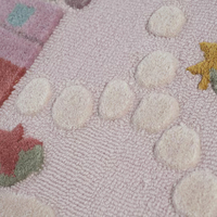 Premium Quality Hand Tufted Eco-Friendly Anti-Slip Thick Pile Solid Color Rug Handmade Modern Area Rug Living Room Bedroom Home