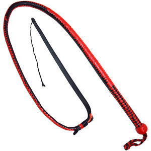 Látigo de Cuero Hecho a Mano, Cuero Genuino Resistente, Mango Fuerte, Diseño Flexible, Ideal para Entrenamiento y Práctica - Product Image 1