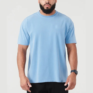 Custom OEM High Quality Custom 100% Cotton Blank <b>T</b>-<b>shirt</b> Crewneck Trend Oversize Men's <b>Heavy</b> <b>T</b>-<b>shirt</b> Stock - Product Image 6
