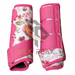 Ensemble personnalisé de protège-jambes et de cloches Oxford pour chevaux - Protection professionnelle légère pour les jambes en extérieur - Product Image 2