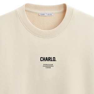 เสื้อยืดสตรีทแวร์ถักคุณภาพสูงสั่งทำพิเศษ เนื้อผ้าหนาหรูหรา 400 กรัม 100% ผ้าฝ้าย ทรงโอเวอร์ไซส์ ทรงบ็อกซี่ ระบายอากาศได้ดี - Product Image 5