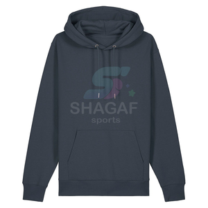 Sweat à capuche streetwear épais de haute qualité, personnalisable avec logo imprimé, design uni, en polaire pour homme, idéal pour l'hiver - Product Image 2