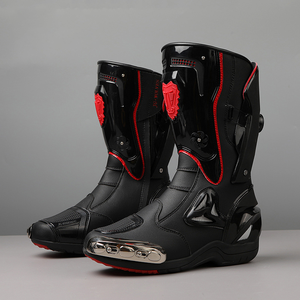 Bottes de moto professionnelles en TPU pour la course sur circuit avec protection des orteils en métal certifiées CE pour hommes et femmes - Product Image 6