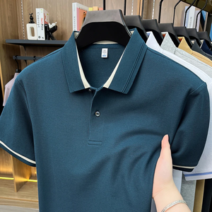Camisas Polo de Hombre 100% Algodón Puro, Verano, Alta Gama, Cómodas, Transpirables, Manga Corta, Golf, Negocios, Elegantes, Esenciales para el Día a Día - Product Image 6