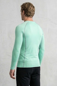 T-shirt de compression pour homme à manches longues, Rash Guard, sous-vêtement de sport, maintien musculaire, t-shirt de natation ajusté - Product Image 4