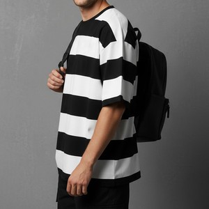 Camiseta Casual Extra Grande para Hombre, de Algodón, Corte Holgado, Tejido Jersey Suave de Primera Calidad, Producción OEM ODM de Marca Privada - Product Image 3