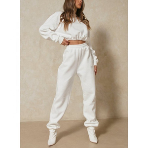 Polyester/Cotton Winter Printed Sweat <b>Suit</b> for Women High Quality Plus Size Breathable Solid Pattern <b>Track</b> <b>Suit</b> Sweatsuit Sets - Product Image 1