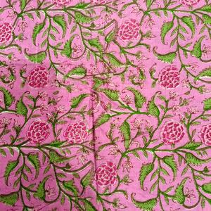 Tela Ligera de Algodón Cambric Jaipuri Tradicional con Estampado de Bloques 60x60 para Manualidades, Cortinas y Niños - Product Image 2