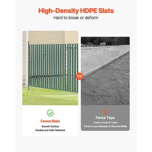 Recinzione Verticale a Catena in HDPE a Parete Singola con Doghe per la Privacy ad Alta Densità con Blocco Inferiore, Cancelli a Traliccio in HDPE ad Alta Densità - Product Image 3