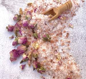 Sal de Baño Rosa del Himalaya, Natural, Ecológica, Refrescante, con Cristales Minerales Tallados, para Spa y Jardín, con Aromaterapia - Product Image 6
