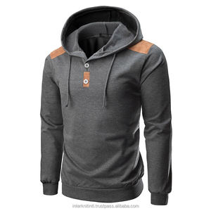 Sweat-shirt à capuche pour homme, coupe classique, automne-hiver, pull chaud, veste décontractée, imprimé en sérigraphie, logo uni sur le devant - Product Image 3