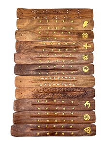 Support à encens élégant en bois naturel avec cendrier, à prix abordable, pour Agarbatti et méditation, par M/S SHAAD HANDICRAFTS - Product Image 2