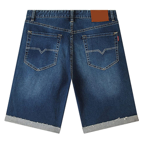 Low MOQ Denim <b>Jeans</b> Shorts for <b>Men</b> Stylish Designs Plus Sizes Summer Wear Knee Length Denim short - Product Image 4