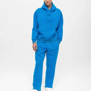 เสื้อผ้าสตรีทแวร์แบบ OEM ODM ผลิตตามสั่ง ผ้าฝ้ายฟลีซ 100% ชุดวอร์มฤดูหนาวคุณภาพสูง ทรงพอดีตัว ผลิตโดยโรงงาน - Product Image 3