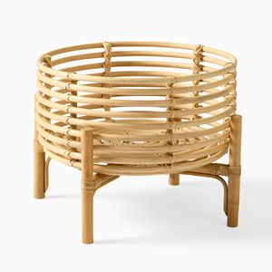 ที่วางตะกร้าหวายใส่ดอกไม้ทำจากหวายธรรมชาติ - Product Image 2