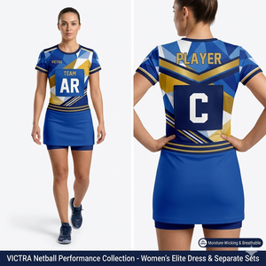 Premium Quality Quick Dry Ladies Sublimated Netball Uniforms for Adults High Quality Dresses Jerseys and <b>Skirts</b> for Teams - Product Image 2